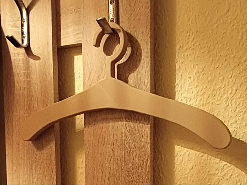 Coat Hanger, full-size, stable, handmade