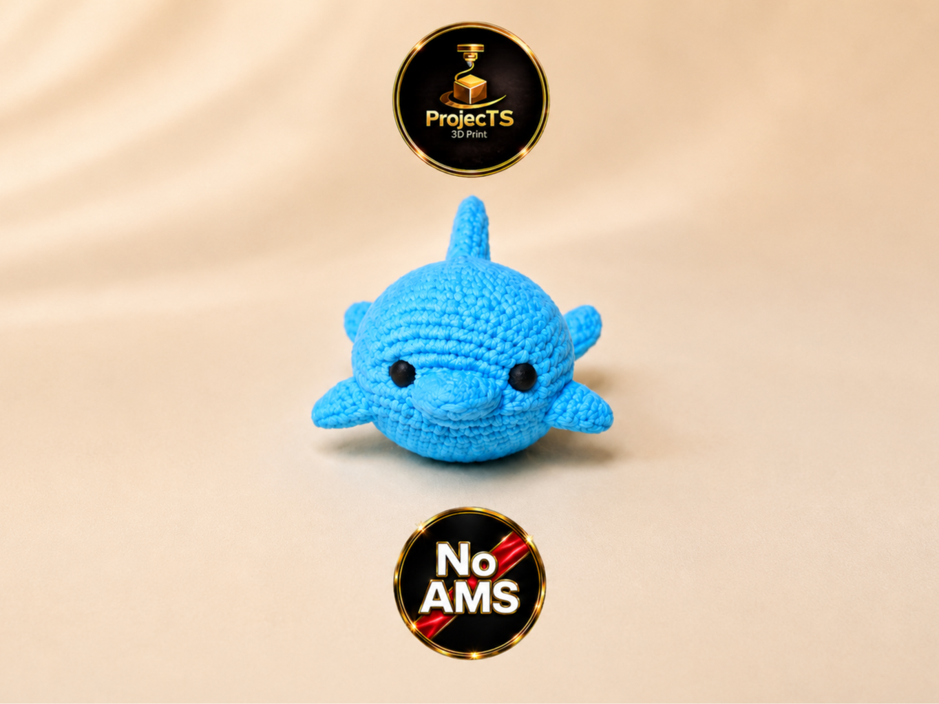 Gestrickter Delfin