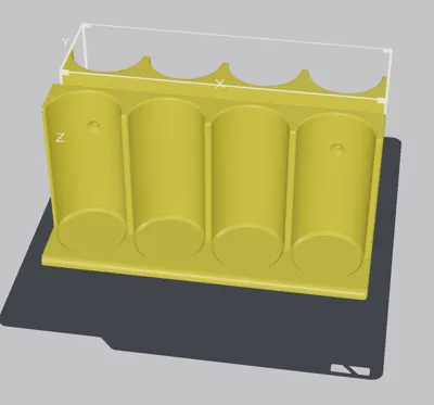 Spice rack for 5x8.5 cm spice dispensers by Tim0_79 - MakerWorld