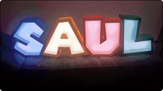 Cartel Luminoso Saul 