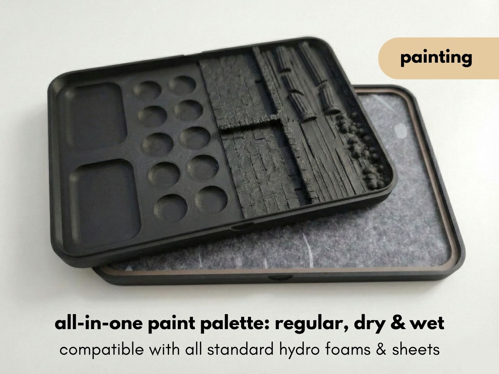Ultimate Paint Palette (Wet, Regular & Drybrush)