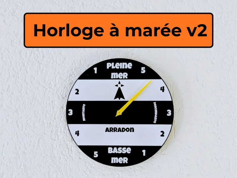 Horloge à marée bretonne - Version améliorée