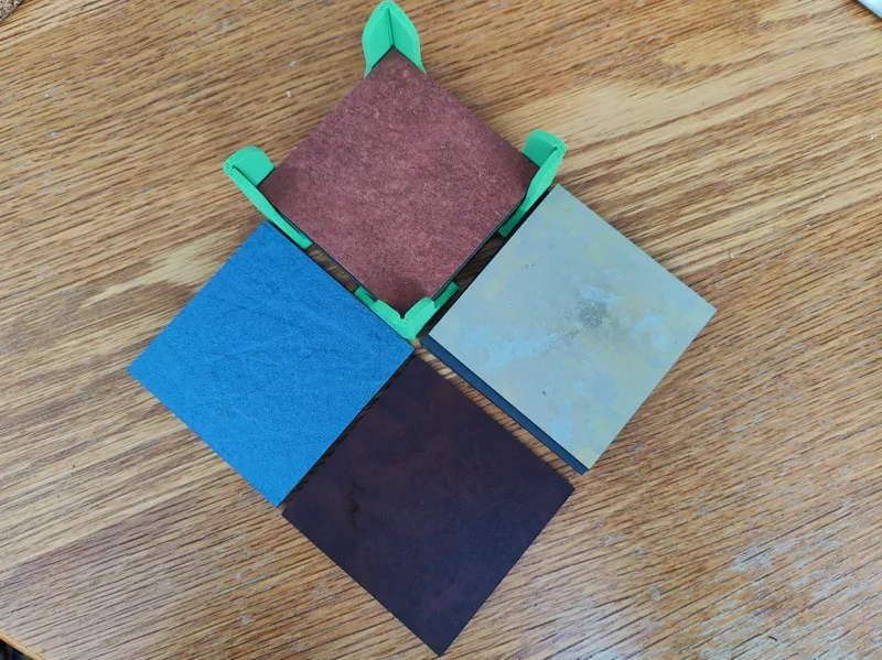 Square Coaster Holder | Trespa Sample Tiles