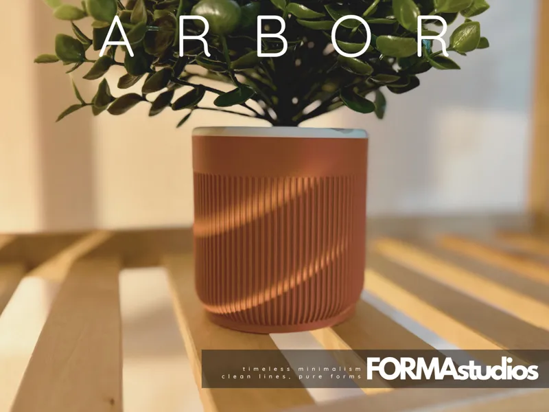 Arbor planter with removable drip tray