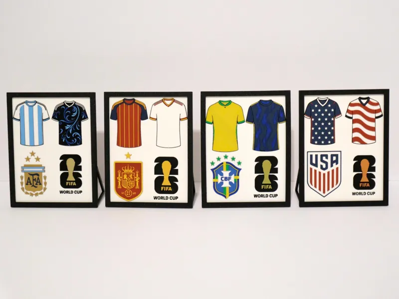World Cup Nations Set (USA, ESP, BRZ, ARG)