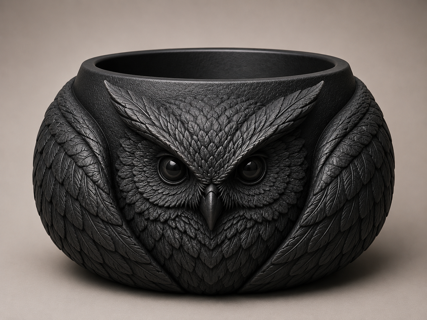 Vaso Gufo realistico