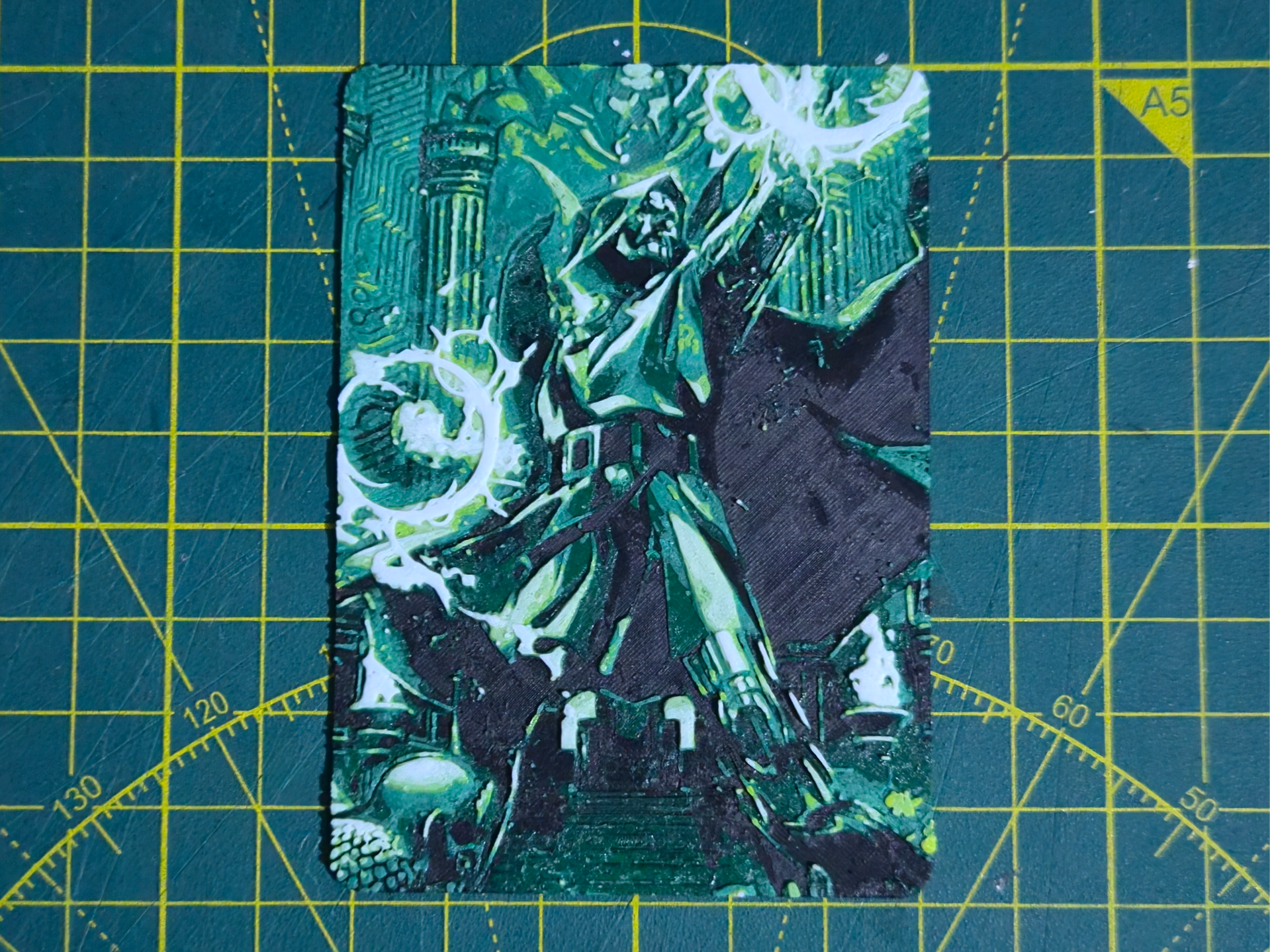 MTG Commander Deck Box Dr Doom Inlay Hueforge