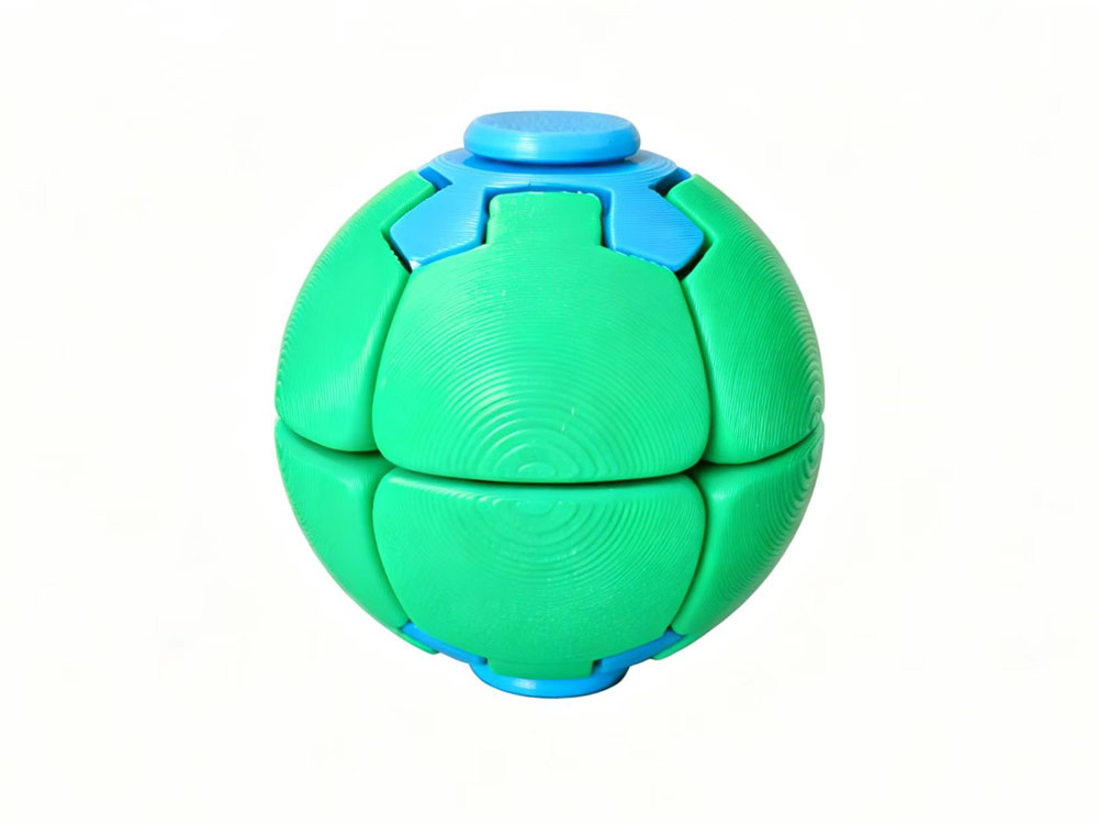 Miniatura 6 do modelo 3D 按压旋转球 (无需轴承，简单组装，两种尺寸)