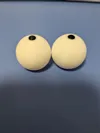 SMOOTHED EYES, PUPILS OPTIMZED TO SLIP FIT EASY