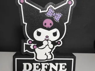 Custom name Kuromi Lightbox
