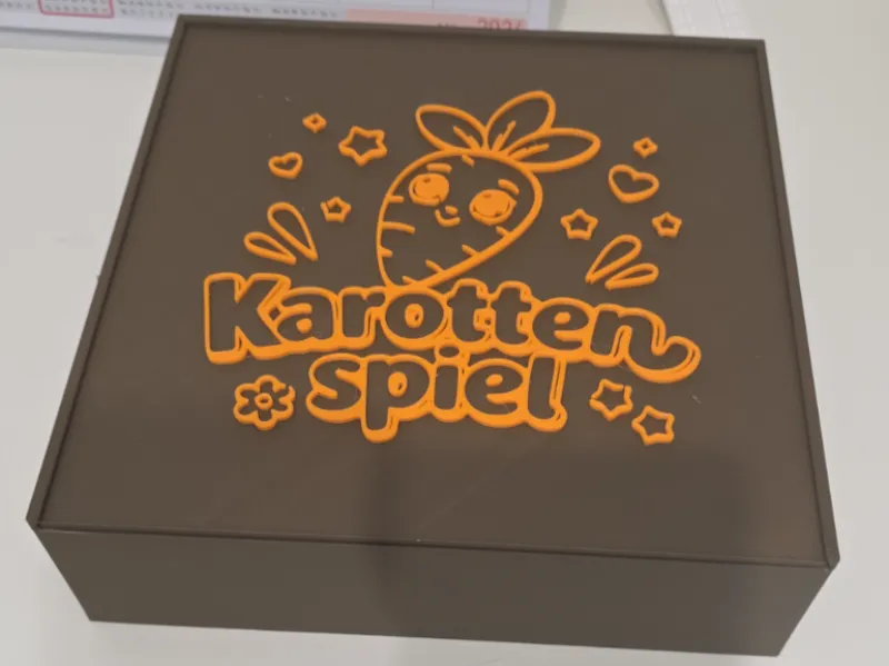 Box für Karottenspiel