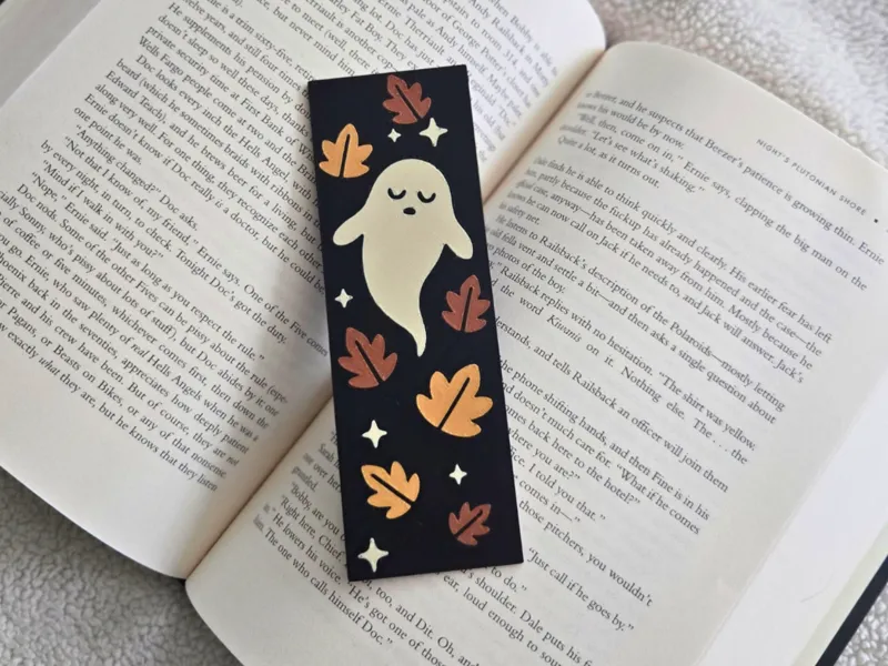 Sleepy Ghost Bookmark
