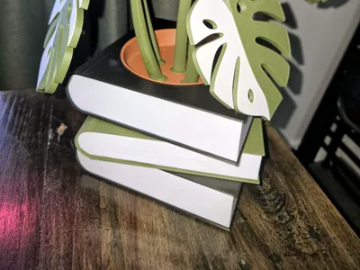 BookPot for Monstera Coaster Set