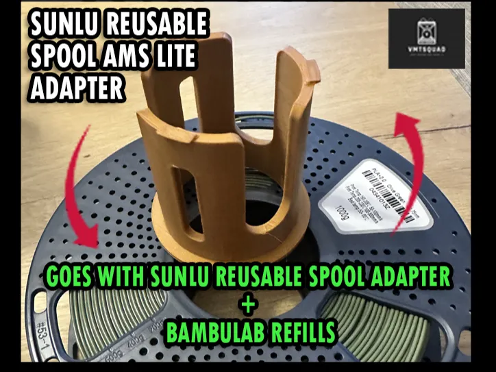 SUNLU spool AMS lite Adapter for bambu lab refills