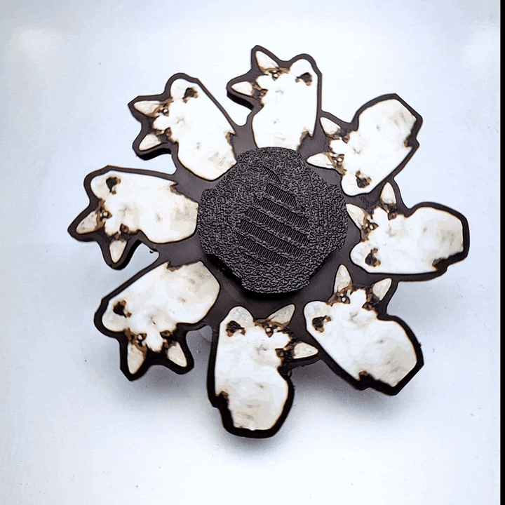 Cat Punch Zoetrope Spinner (READ DESCRIPTION)