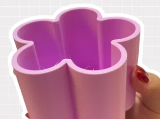 flower-shaped pencil holder