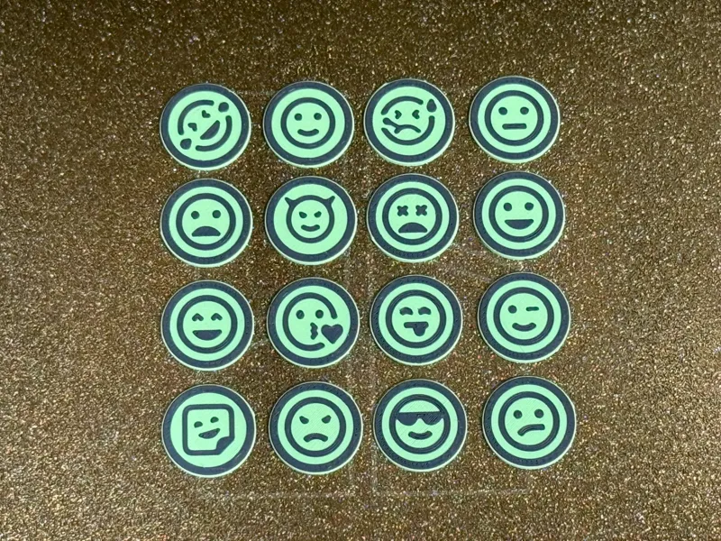 Print Your Mood: Playful Emoji Coin Models