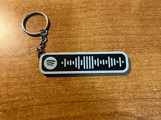 TRAVIS SCOTT FE!N SPOTIFY CODES KEYCHAIN DOM3D