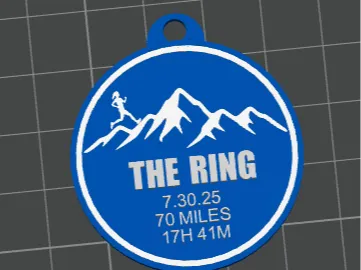 Ultra Marathon Keychain