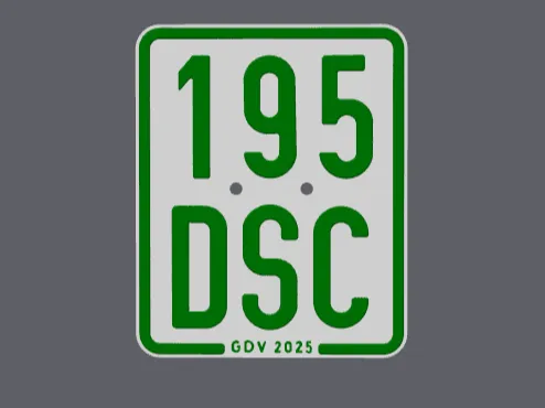 50CCM Moped Kennzeichen 1905 DSC Arminia Bielefeld