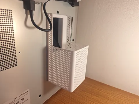 Poop bucket for X1/P1. Magnetless/screwless mount.