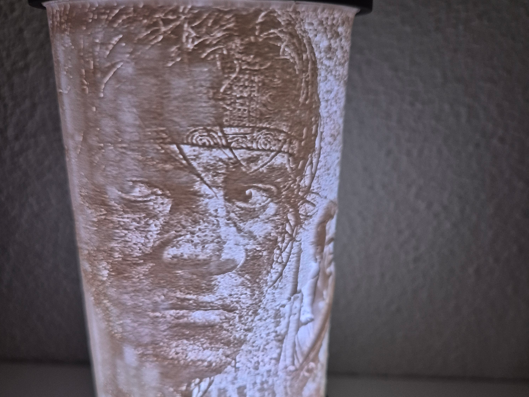 Rambo lithophane Lampe Stallone Schwarzenegger 