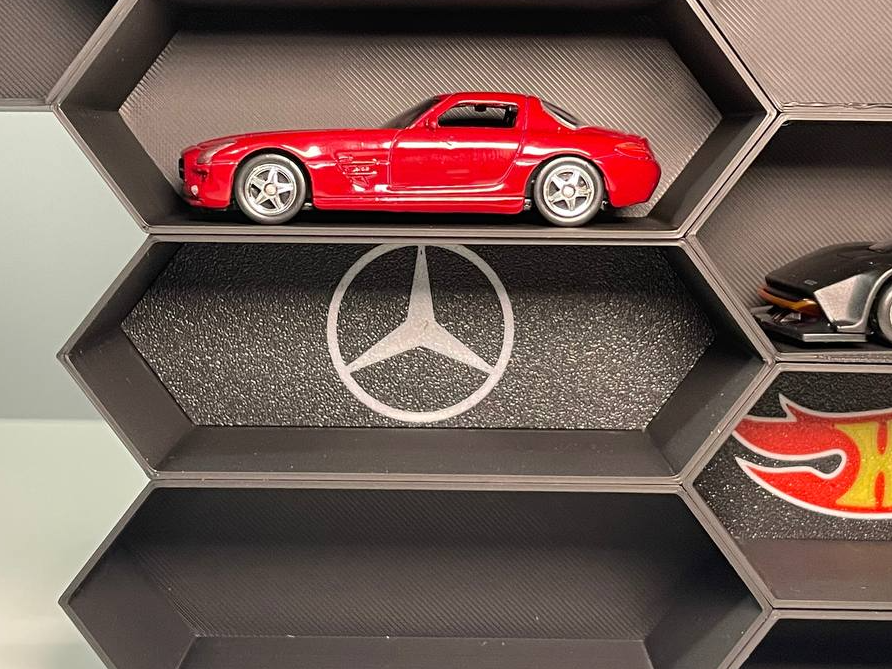 Mercedes-Benz logo for the 1/64 scale car box
