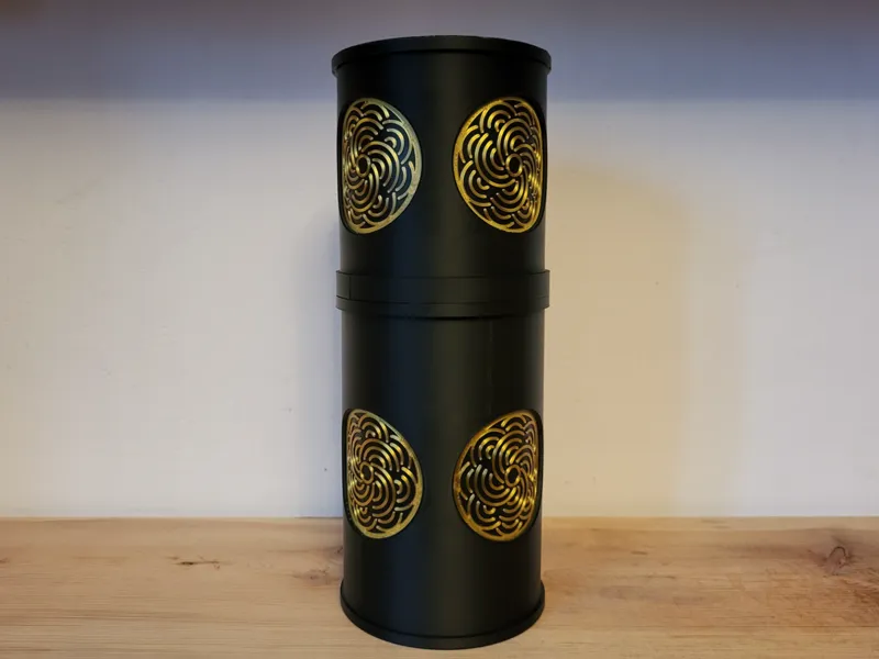 Decorative brush tube