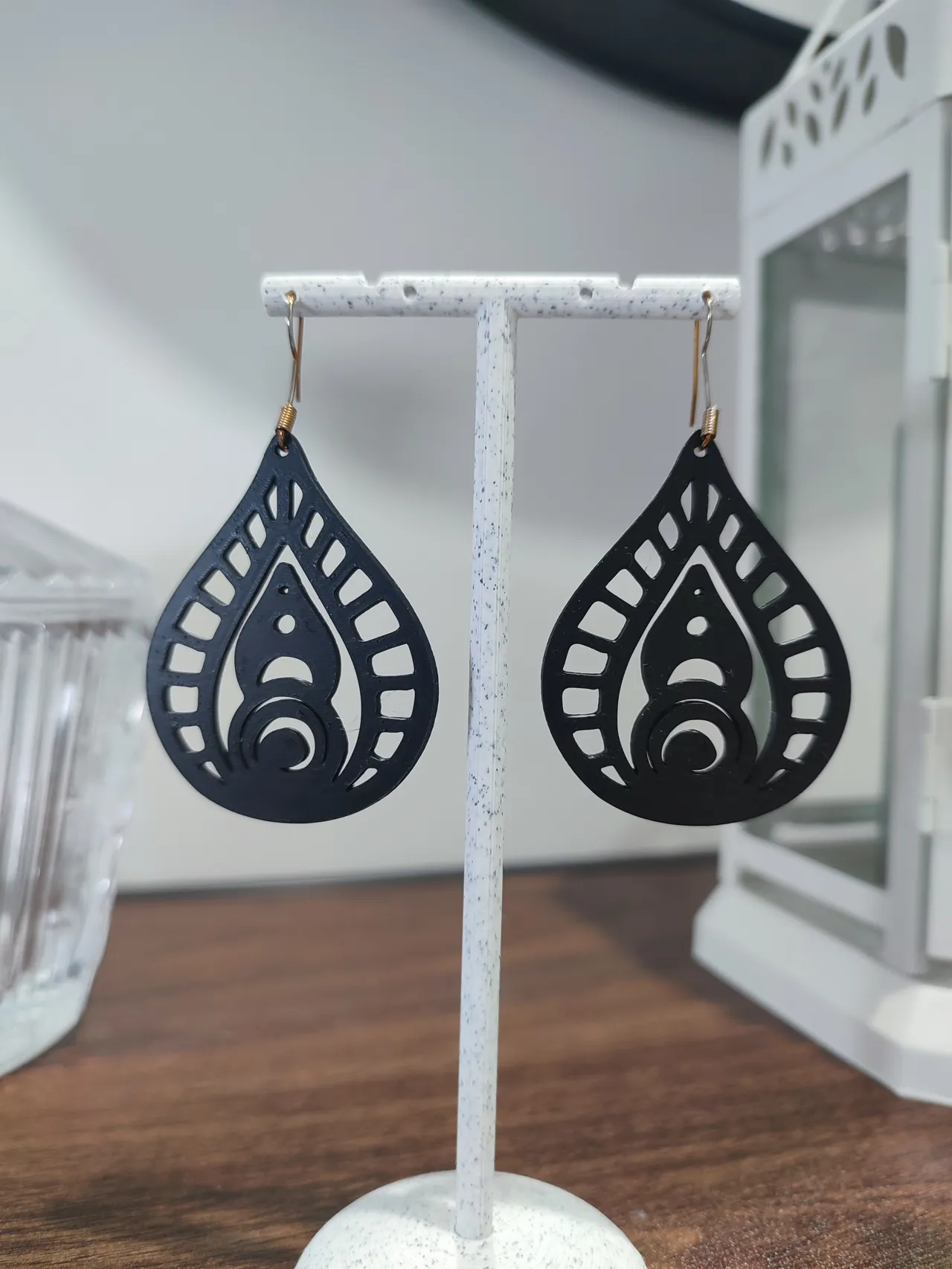 Aretes Gota de Ébano view 3
