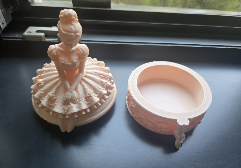 Ballerina Jewelry Box – Elegant Decorative Box - 1