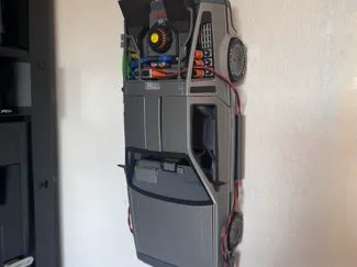 DeLorean Time Machine wall mount 