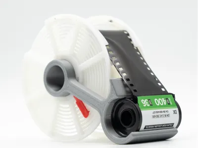 135 film development auxiliary film loader