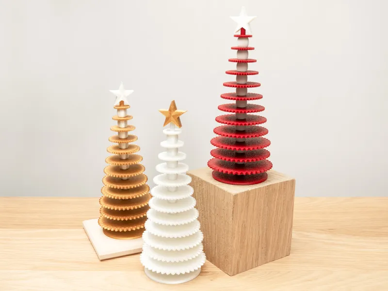 Christmas Tree - Stacked Gears