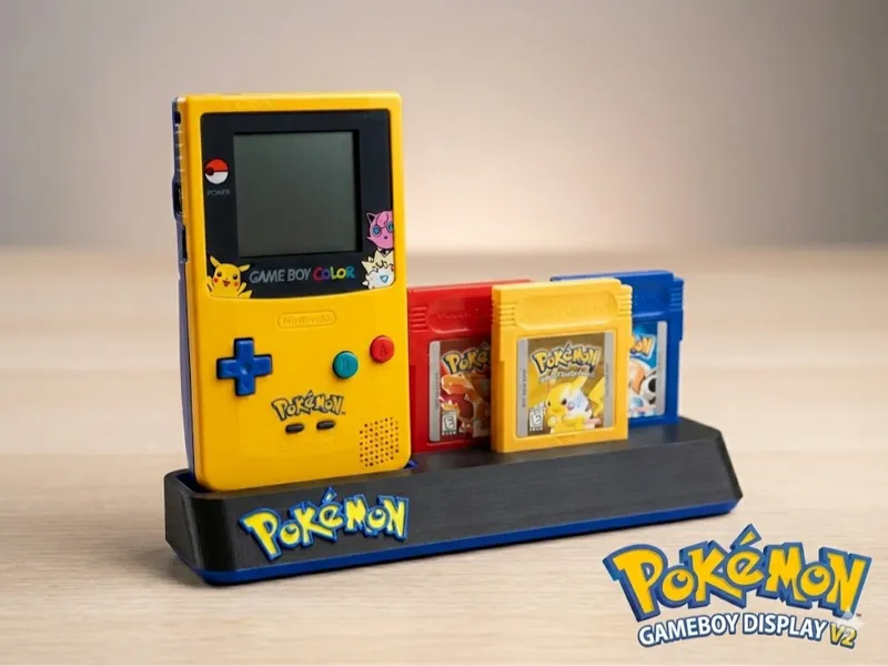 Pokemon Gameboy & Cart Display V2