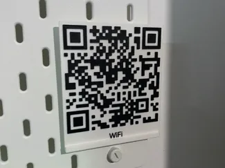 QR-Code mount for Ikea Skadis