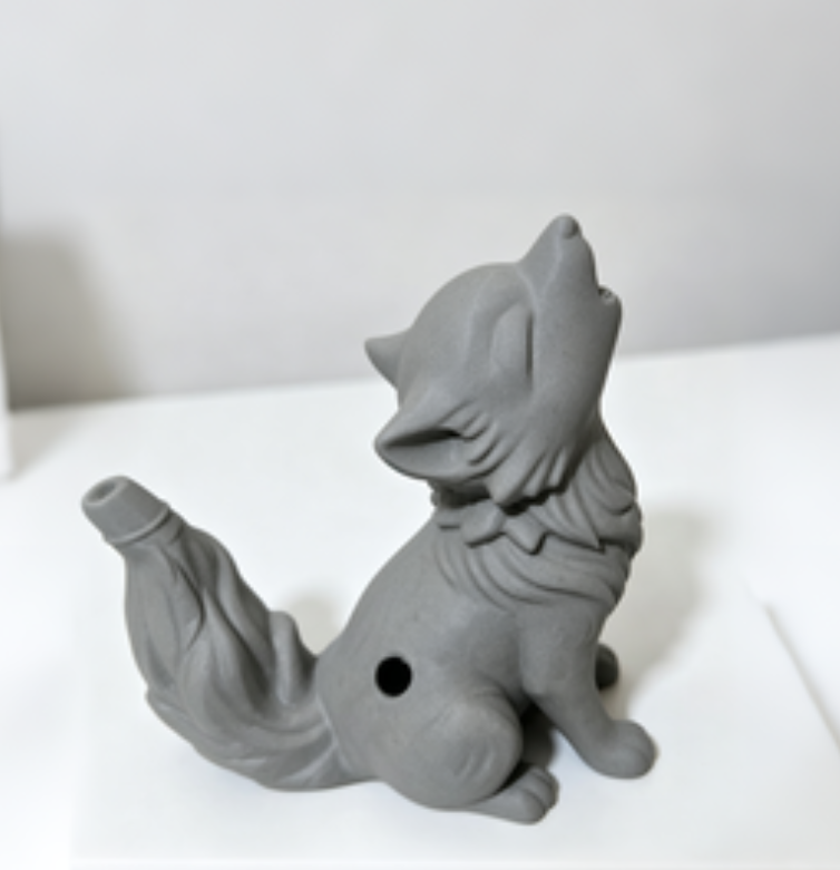 Miniatura 5 do modelo 3D Howling Baby Wolf