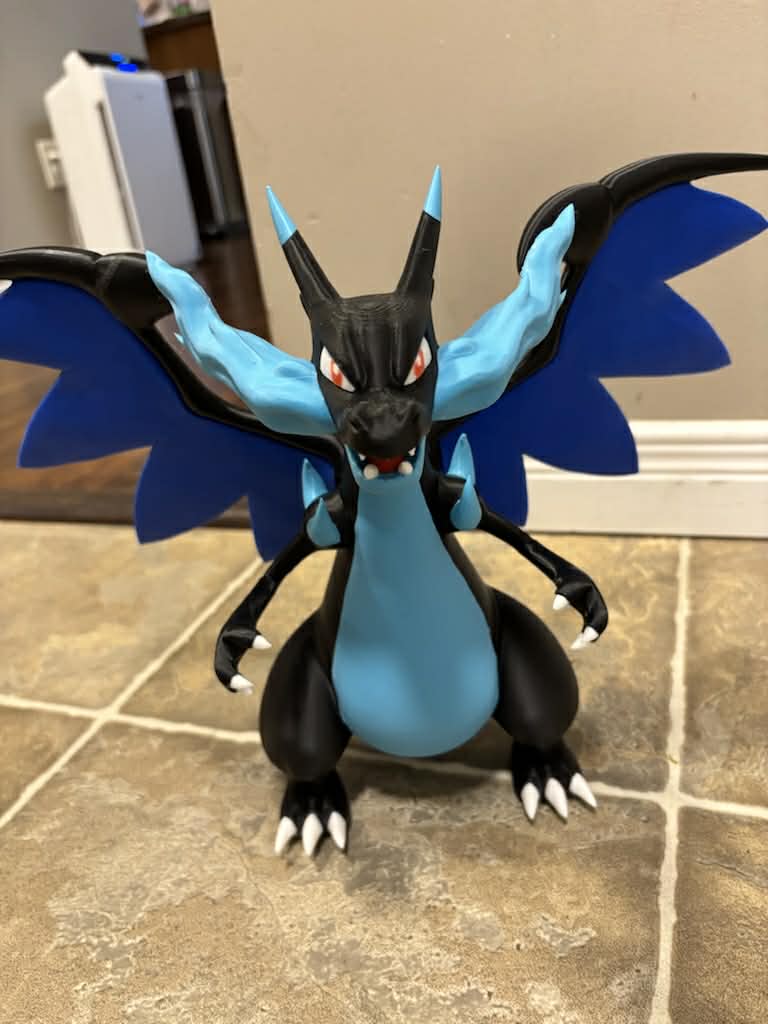 Miniatura 7 do modelo 3D 超级喷火龙X （分色打印）