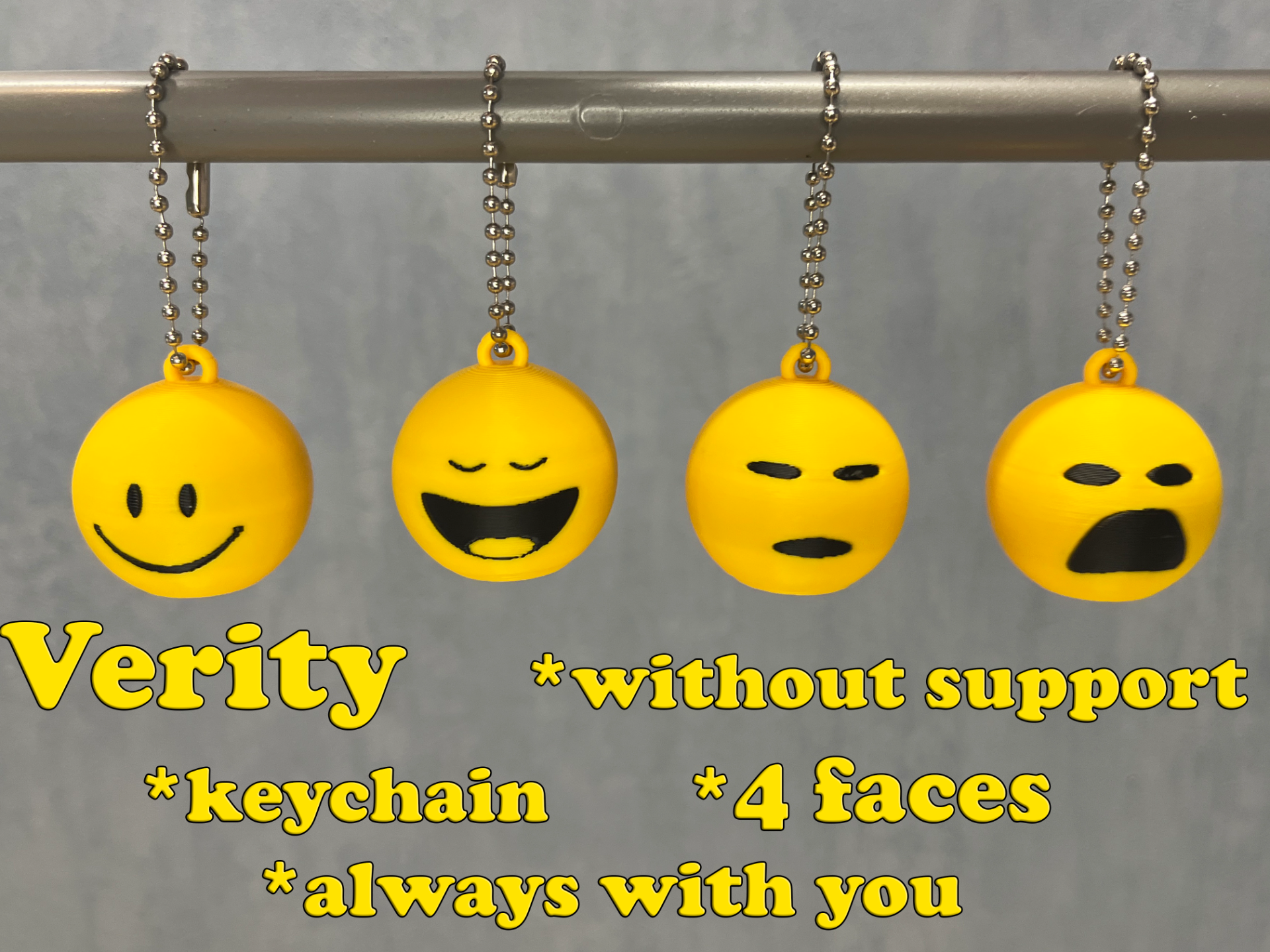 VERITY keychain always with you, small and light - 1