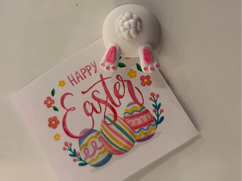 Sedere di Coniglio – Porta Foto/Biglietti Pasquale