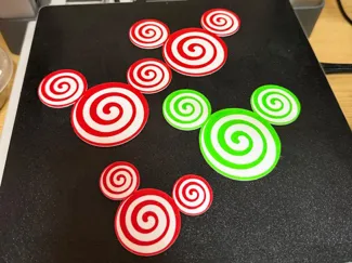 Mickey Candy Christmas Ornament