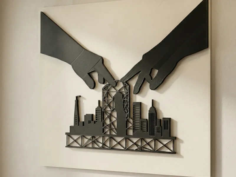 Cornerstone to Cityscape: 3D Wall Art