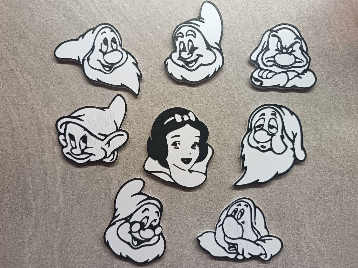 calamite da frigo Disney Biancaneve e i sette nani