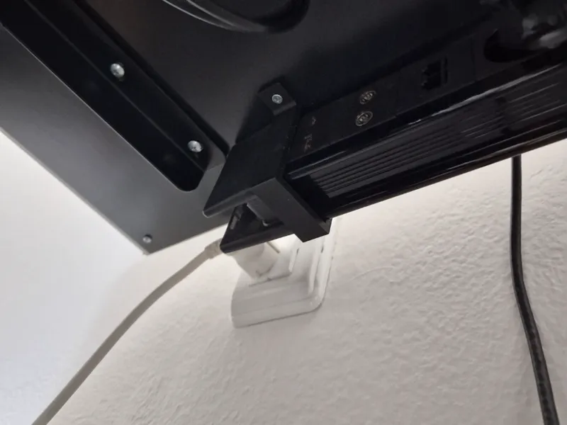 Under-Desk Power Strip Mount – Easy Install