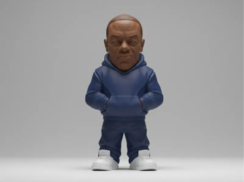 Dr. Dre Caricature Miniature Figure