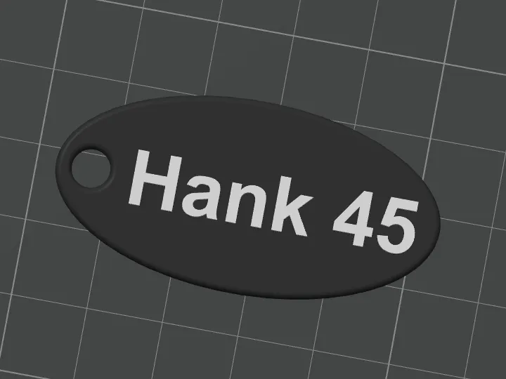Oval Key Tag / Keyholder