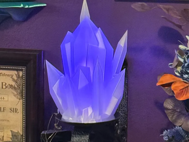Crystal Wall Sconce with E12 Bulb Fitting