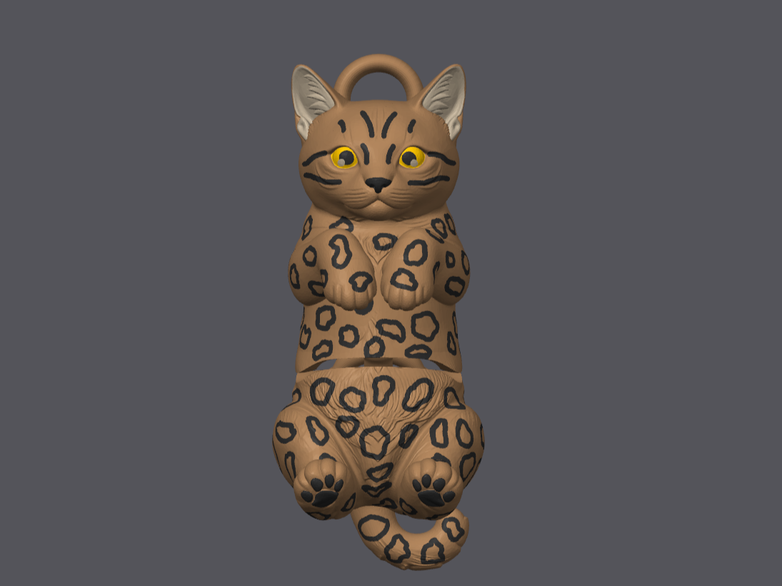 Flexi Cat Pack #2 Articulated Keychain - 1