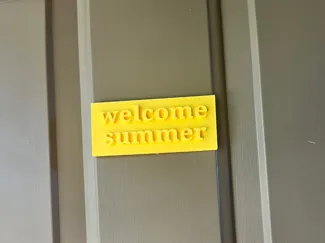 Welcome Summer Door Decoration