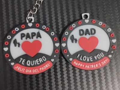 Father's Day Keychain / Llavero Día del Padre 