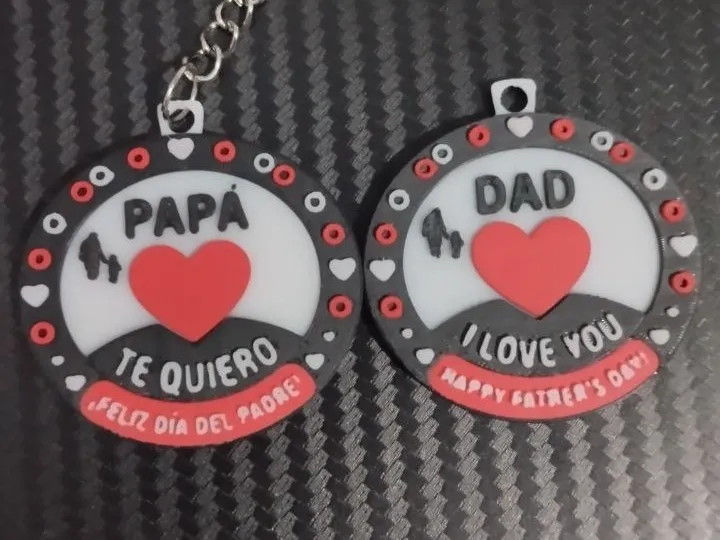 Father's Day Keychain / Llavero Día del Padre 